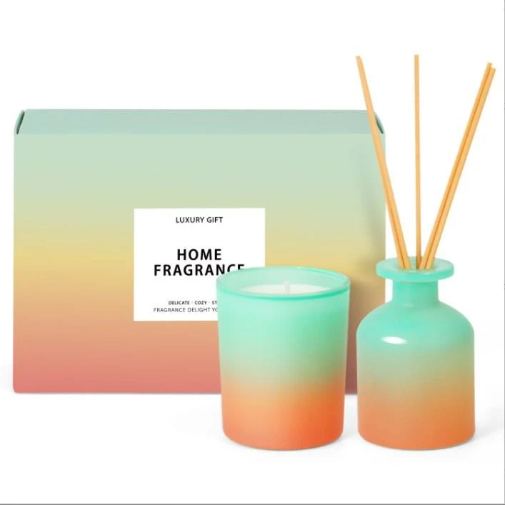 Candle And Reed Diffuser Gift Set